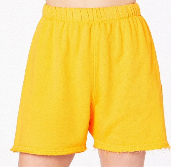SOULCYCLE Zee Lounge Sweat Shorts Orange M Casual - Picture 7 of 8